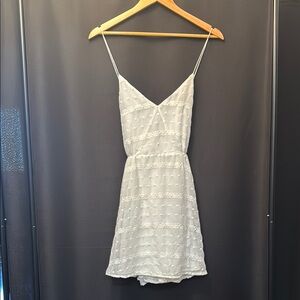 Forever 21 White Spaghetti Strap Mini Dress